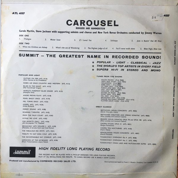 Carole Martin, Steve Jackson (12), Jimmy Warren, New York Revue Orchestra-1