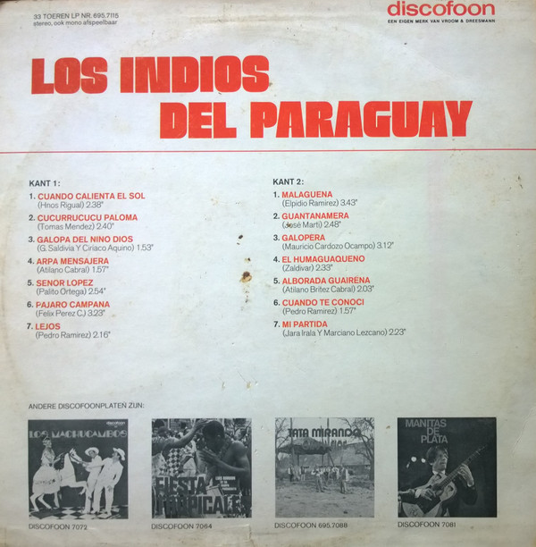 Los Indianos Del Paraguay-1