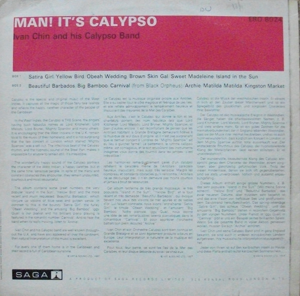 Ivan Chin And His Calypso Band-1