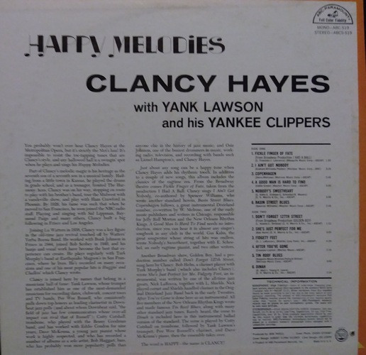 Clancy Hayes With Yank Lawson And His Yankee Clippers-1
