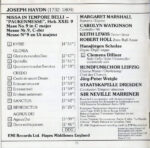Joseph Haydn, Margaret Marshall, Carolyn Watkinson, Keith Lewis (4), Robert Holl, Rundfunkchor Leipzig, Staatskapelle Dresden, Sir Neville Marriner-1