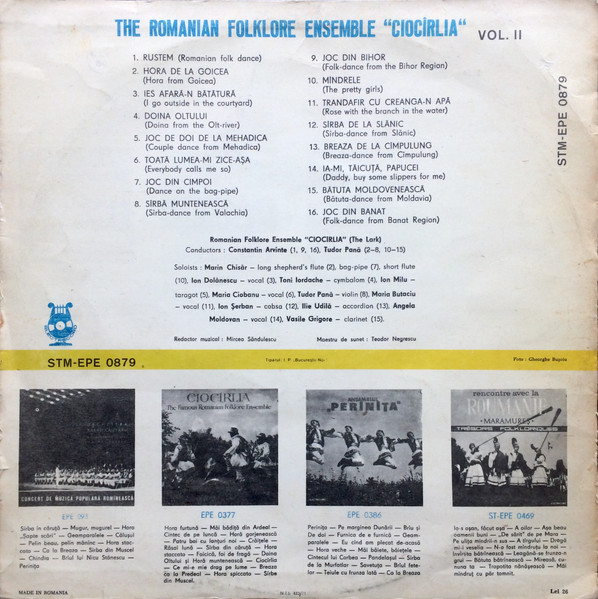 Ansamblul „Ciocîrlia”-1