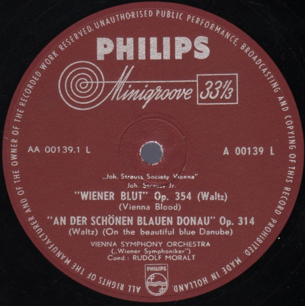 Johann Strauss Jr., Wiener Symphoniker, Rudolf Moralt-1