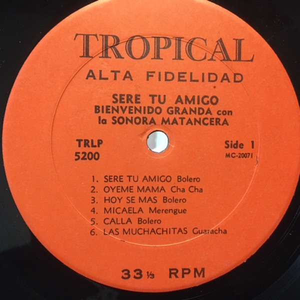 Bienvenido Granda Con La Sonora Matancera-1