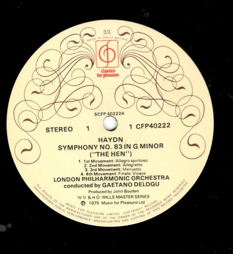 Joseph Haydn, London Philharmonic Orchestra Conducted By Gaetano Delogu-1