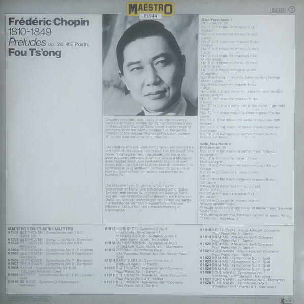 Frédéric Chopin / Fou Ts'Ong-1