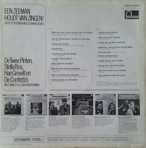 De Twee Pinten, Stella Bos, Han Grevelt, Orkest O.l.v. Jack Bulterman-1