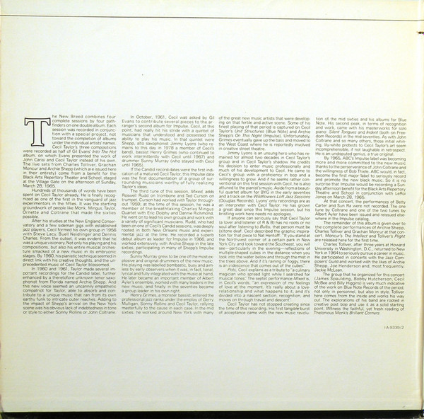 Cecil Taylor / Charles Tolliver / Grachan Moncur III / Archie Shepp-1