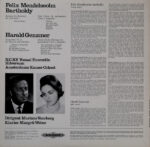 Felix Mendelssohn-Bartholdy / Harald Genzmer, NCRV Vocaal Ensemble, Amsterdams Kamerorkest, Marinus Voorberg-1