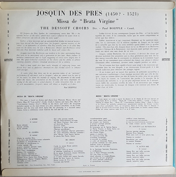 Josquin Des Prés-1