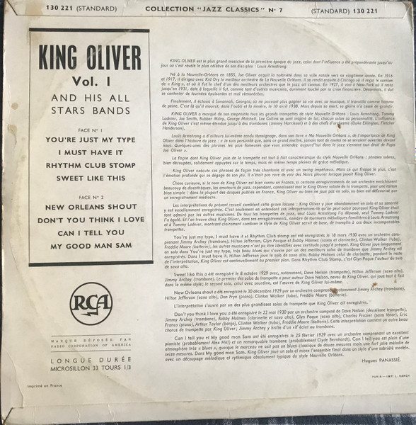 King Oliver & His Orchestra-1