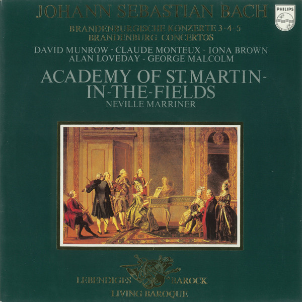 Johann Sebastian Bach - The Academy Of St. Martin-in-the-Fields / Sir Neville Marriner-0