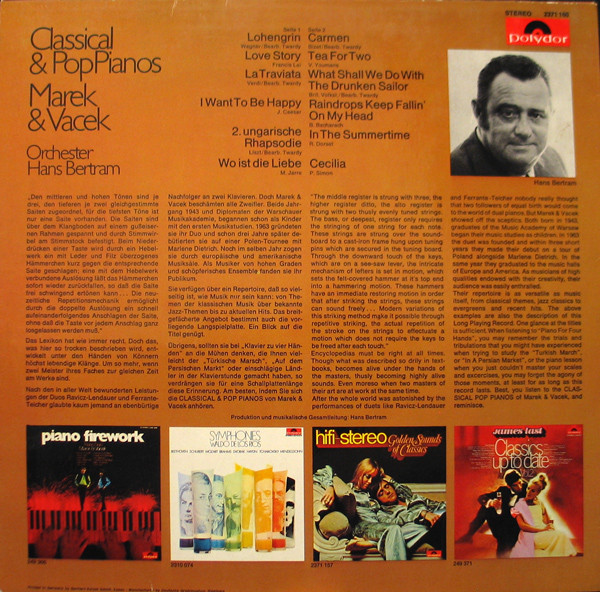 Marek & Vacek, Orchester Hans Bertram-1