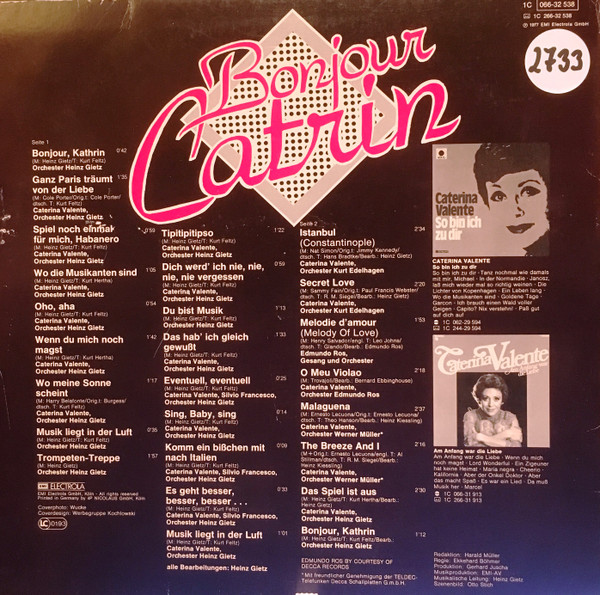 Caterina Valente, Silvio Francesco, Kurt Edelhagen, Edmundo Ros, Werner Müller, Heinz Gietz-1