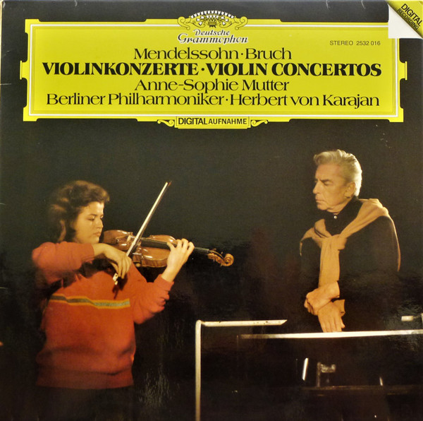 Felix Mendelssohn-Bartholdy ∙ Max Bruch, Anne-Sophie Mutter, Berliner Philharmoniker ∙ Herbert von Karajan-0