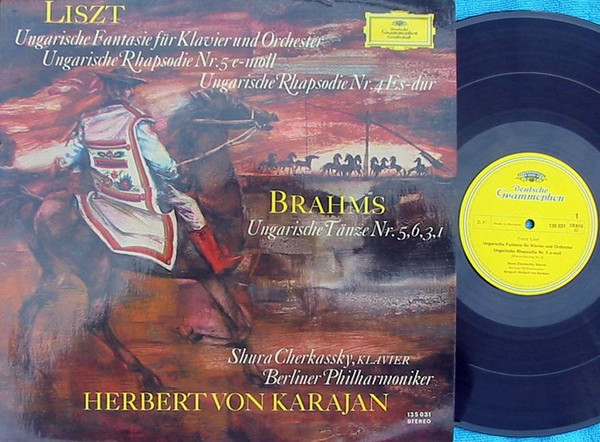 Franz Liszt / Johannes Brahms - Herbert von Karajan, Berliner Philharmoniker, Shura Cherkassky-1