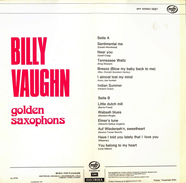 Billy Vaughn And His Orchestra-1