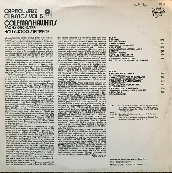Coleman Hawkins And His Orchestra-1
