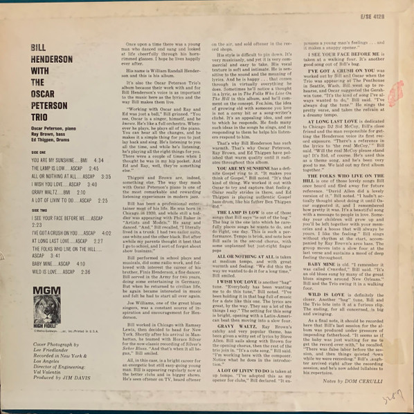 Bill Henderson (3) With The Oscar Peterson Trio-1