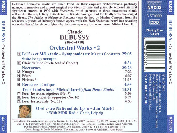 Claude Debussy, Orchestre National De Lyon, Jun Märkl-1