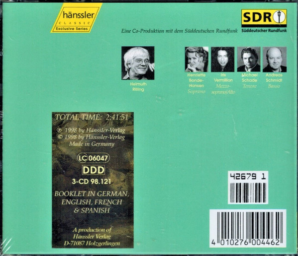 Franz Liszt - Helmuth Rilling, Gächinger Kantorei Stuttgart, Krakauer Kammerchor, Radio-Sinfonieorchester Stuttgart-1