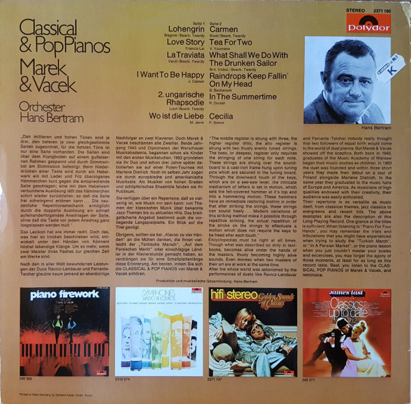 Marek & Vacek, Orchester Hans Bertram-1