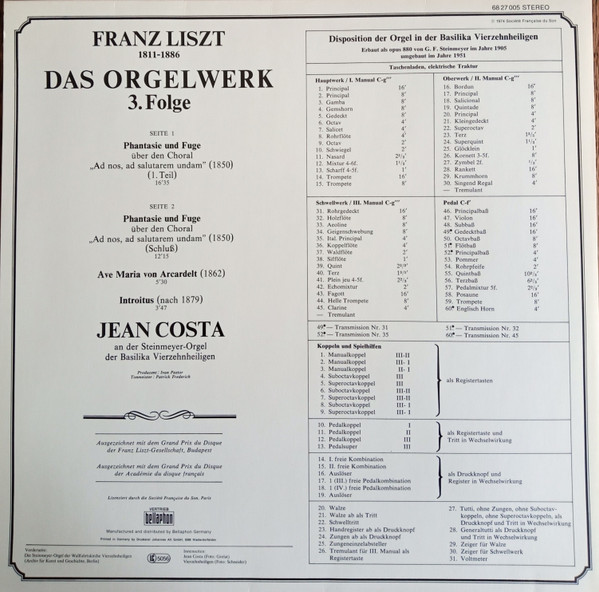 Franz Liszt, Jean Costa (2)-1