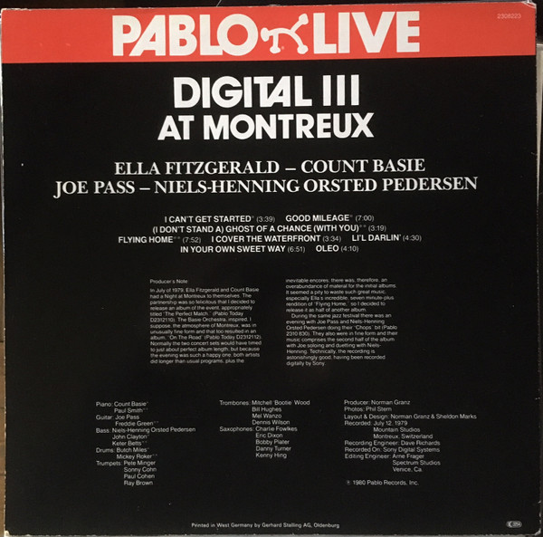 Ella Fitzgerald, Count Basie, Joe Pass, Niels-Henning Ørsted Pedersen-1