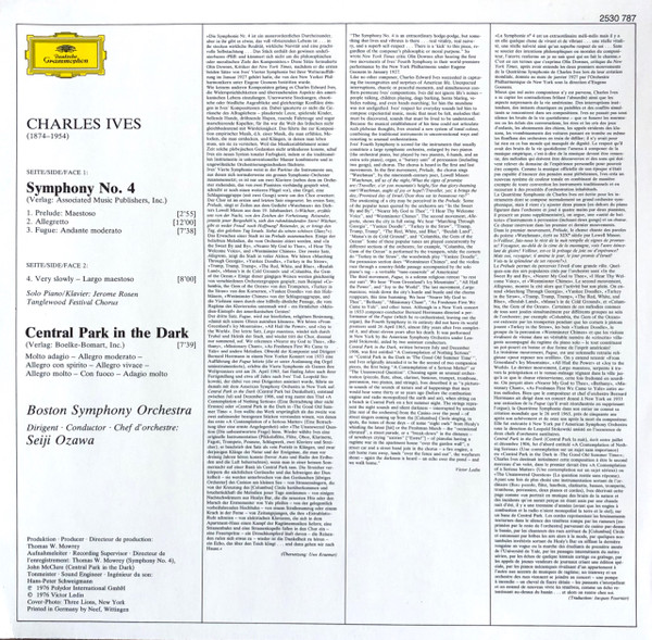Charles Ives - Boston Symphony Orchestra, Seiji Ozawa-1