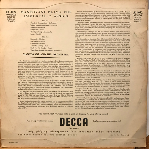 Mantovani And His Orchestra-1