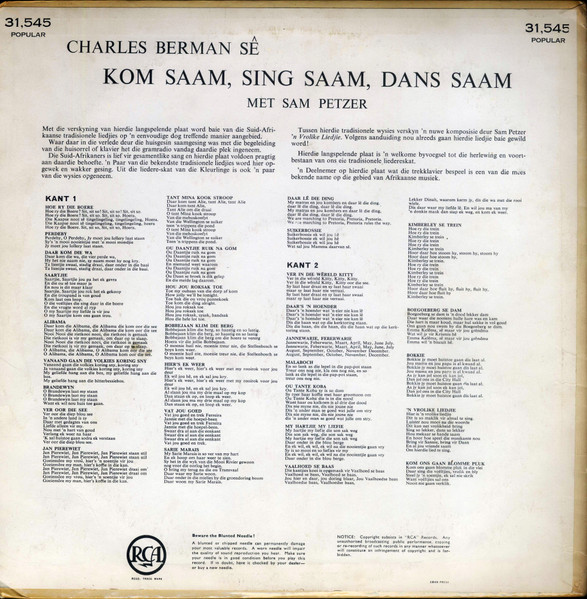 Charles Berman Met Sam Petzer-1