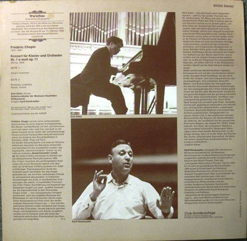 Frédéric Chopin, Moscow Philharmonic Orchestra, Kiril Kondrashin, Emil Gilels-1