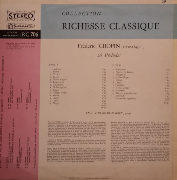 Frédéric Chopin, Paul Von Schilhawsky-1