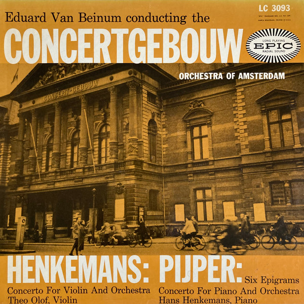 Eduard van Beinum conducting the Concertgebouworkest, Hans Henkemans / Willem Pijper-0