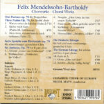 Felix Mendelssohn-Bartholdy, Chamber Choir of Europe, Nicol Matt-3