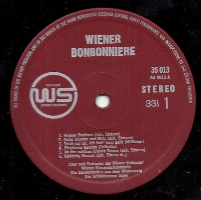 Chor Der Wiener Volksoper / Wiener Volksopernorchester, Die Sängerknaben Vom Wienerwald / Wiener Konzertschrammeln / Die Schönbrunner Jäger-0
