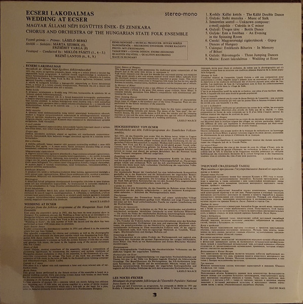 Magyar Állami Népi Együttes Ének- És Zenekara / Magyar Állami Népi Együttes Ének- És Zenekara-1