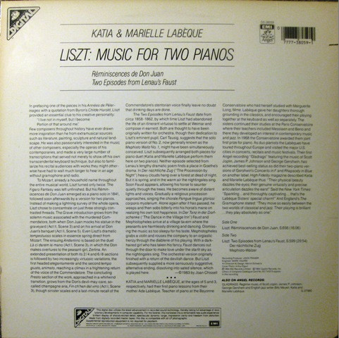 Franz Liszt, Katia Et Marielle Labèque-1