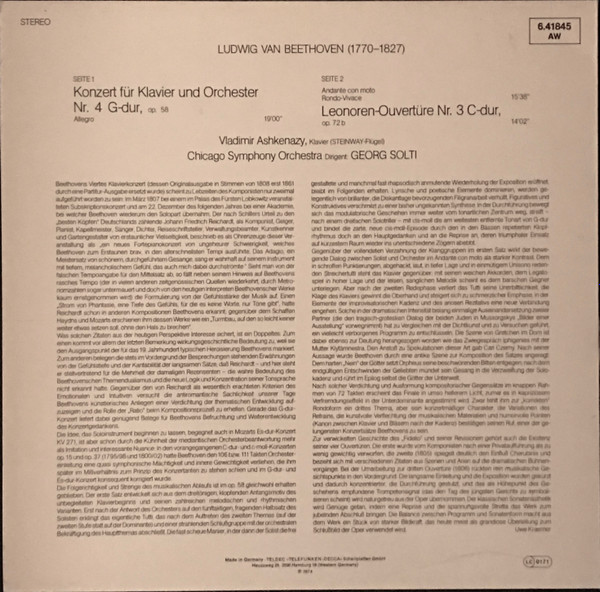 Ludwig Van Beethoven - Vladimir Ashkenazy, Chicago Symphony Orchestra, Georg Solti-1