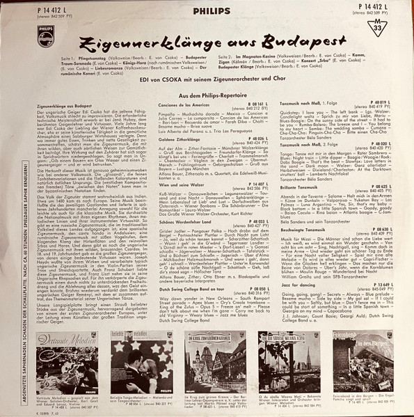 Edi Von Csoka Mit Seinem Zigeunerorchester Und Chor-1