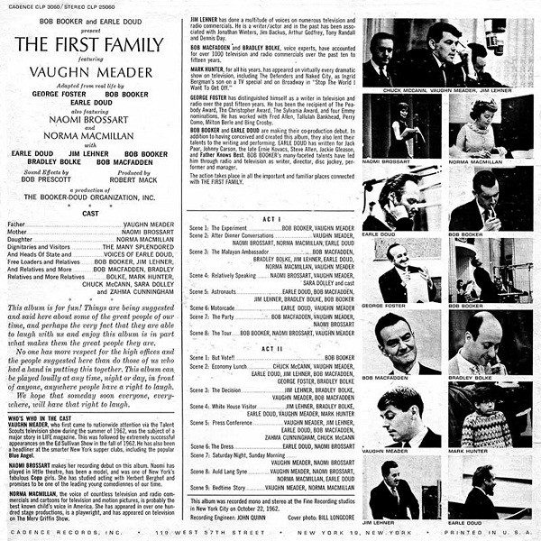 Bob Booker And Earle Doud Featuring Vaughn Meader With Earle Doud ~ Naomi Brossart ~ Bob Booker ~ Norma Macmillan-1