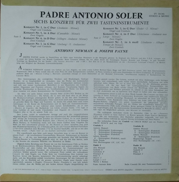 Padre Antonio Soler, Anthony Newman & Joseph Payne-1
