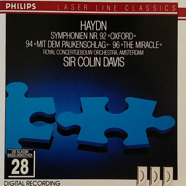 Joseph Haydn, Sir Colin Davis, Concertgebouworkest-0