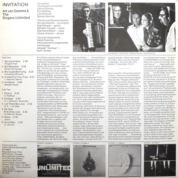 Art Van Damme & The Singers Unlimited-1