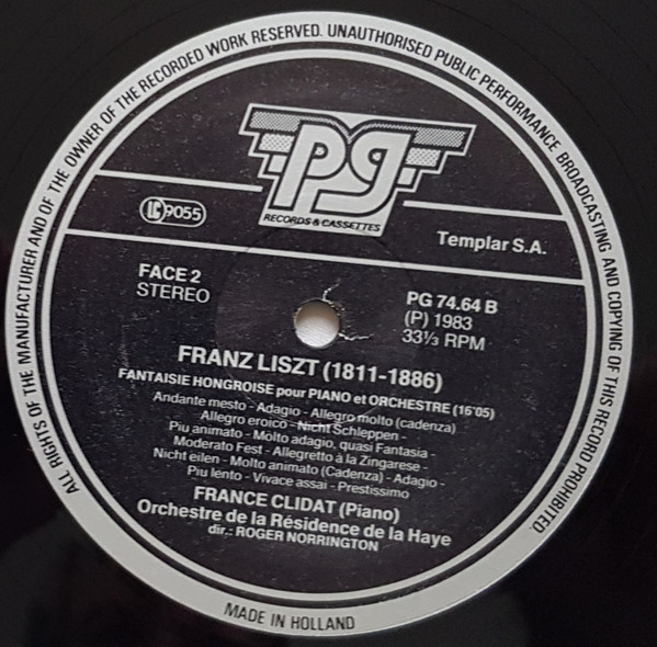 Franz Liszt, France Clidat, Residentie Orkest, Roger Norrington-1