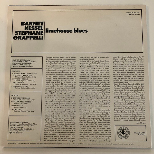 Barney Kessel, Stéphane Grappelli-1