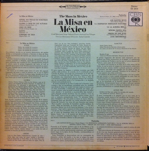 Coral Mexicano, Los Tillingos, Jorge Valente (2), Dueto America, Trio Los Mexicanos Direccion Rafael Carrion-1