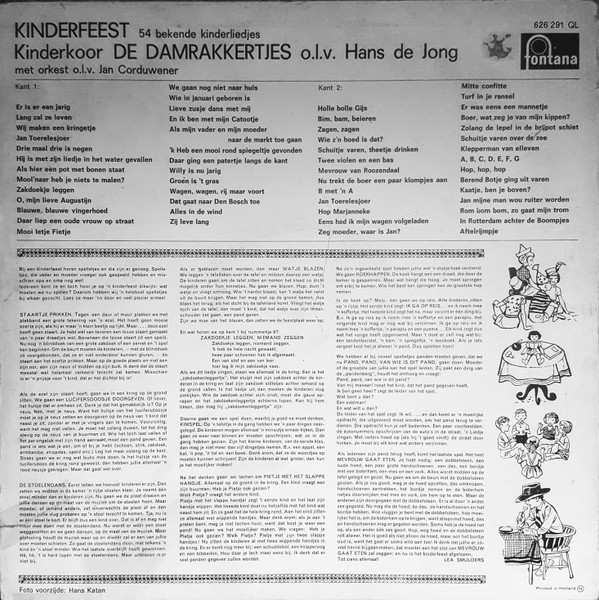 De Damrakkertjes (2) O.l.v. Hans De Jong Met Orkest O.l.v. Jan Corduwener-1