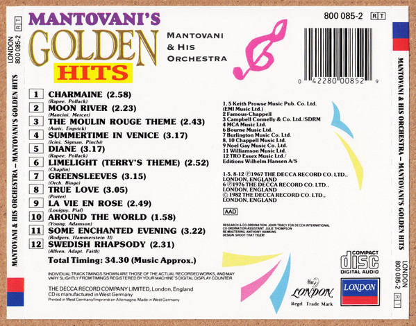 Mantovani And His Orchestra-1