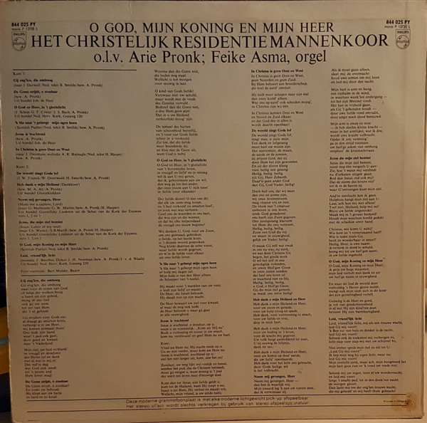 Christelijk Residentie Mannenkoor o.l.v. Arie Pronk / Feike Asma-1